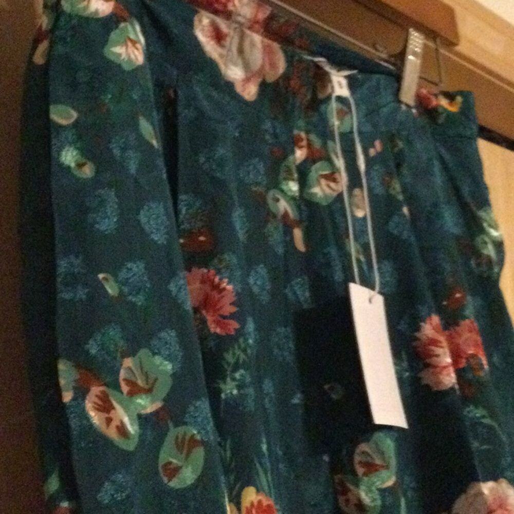 Jeanette floral-print jacquard wide-leg pants - Picture 6 of 13